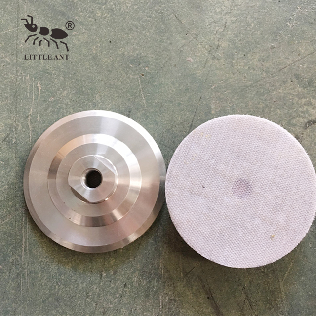 Aluminum backer pad Almohadilla de aluminio