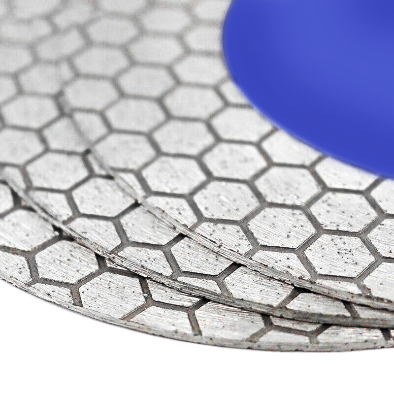 Little Ant 4 pulgadas y 5 pulgadas Hexagonal ancho ancho de diamante de diamante de diamantes de corte de cuchilla de corte 2 en 1 para mosaico de microlita de cerámica porceliana