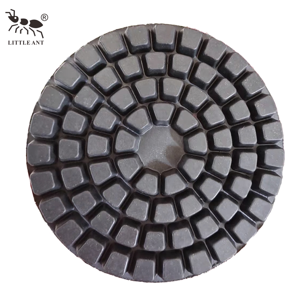 Pequeñas almohadillas de pulido de granito de grosor de 8 mm de 8 mm para ingeniero de concreto Terrazo de piedra