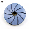 Pequeña almohadilla de pulido de resina del borde de la caracol con el backer de pvc Granite Marble Terrazzo Quartz