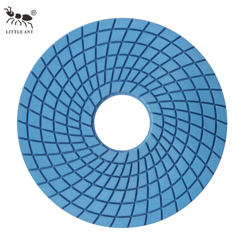 Little Ant 180 mm de 7 pulgadas de pulido de resina Spirl Color verdadero húmedo para piedra diseñada