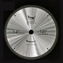 14 pulgadas 120 dientes tct de madera de madera cuchilla de sierra circular