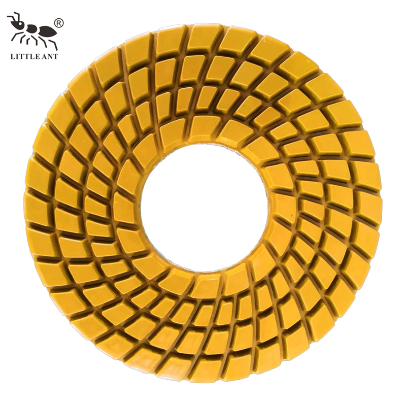 Little Ant 250 mm de 10 pulgadas Polro de resina Spiral para herramienta eléctrica Ganite Marble Terazzo Quartz