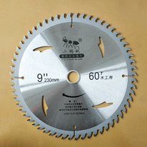 9 pulgadas 60 dientes tct de madera cortando la cuchilla de sierra circular