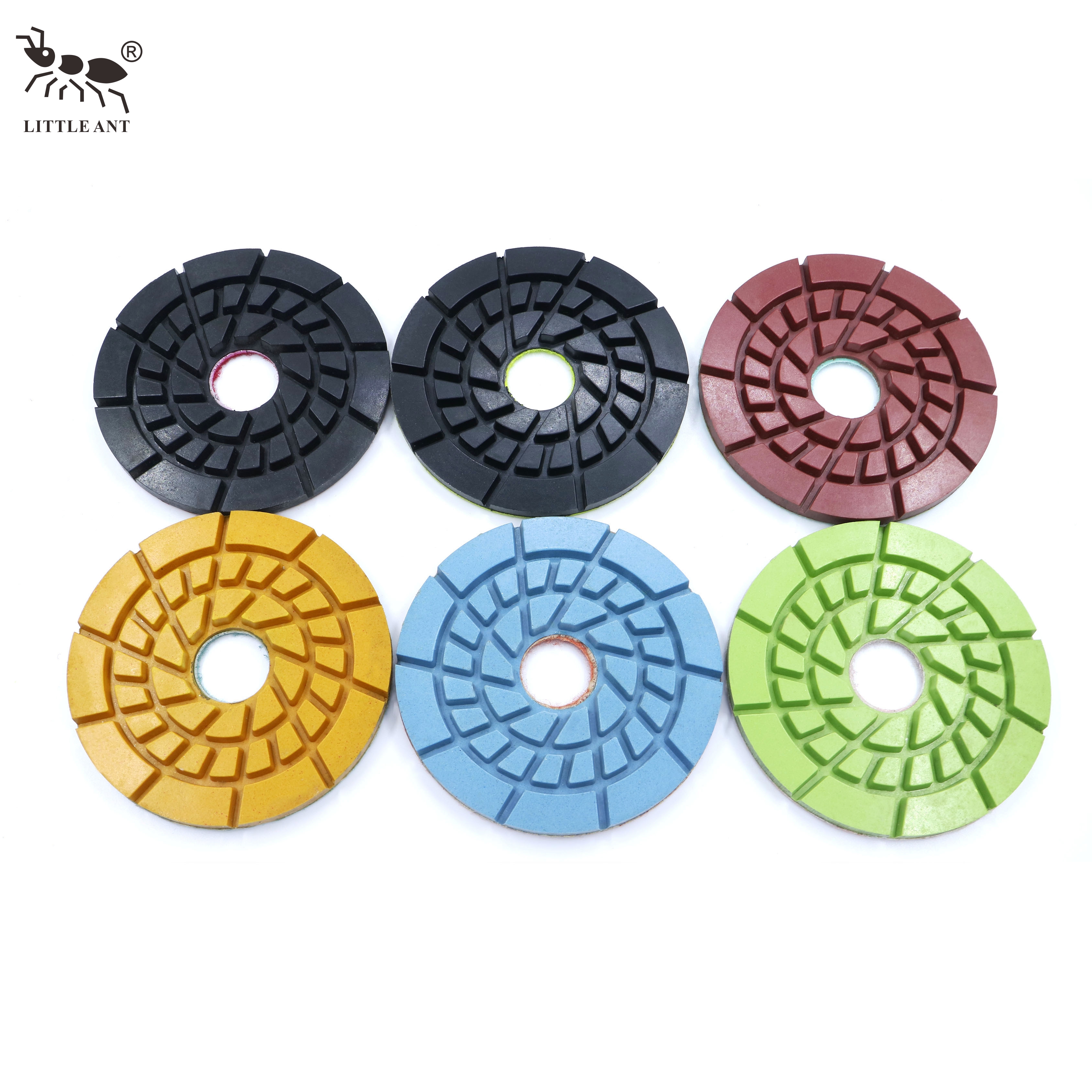 Little Ant 5 "125 mm de cerradura de caracol PLIGHT POLECHE PULTIGHT CON APOYO DE PVC USO HOMBRE USO DE MARBLE DE MARBLE DE GRANITE DE 5 pulgadas