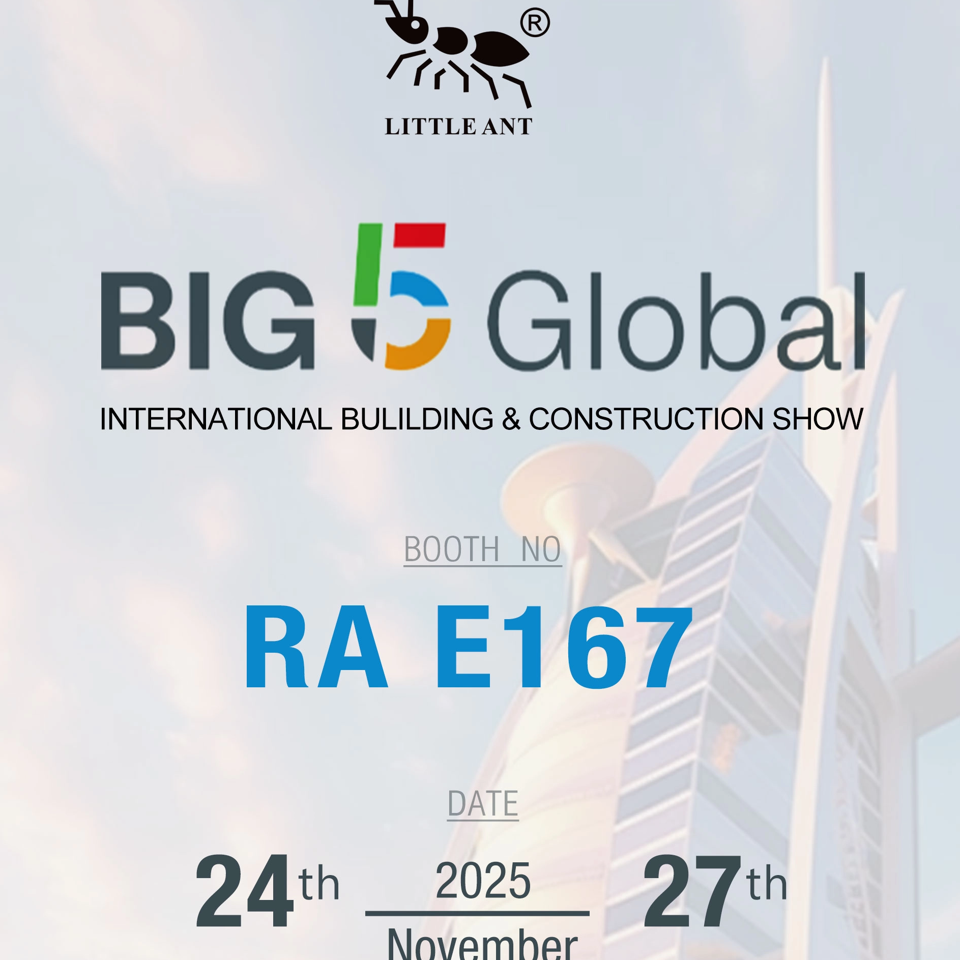 DUBAI BIG 5 - FERIA INTERNACIONAL DE EDIFICACIÓN Y CONSTRUCCIÓN