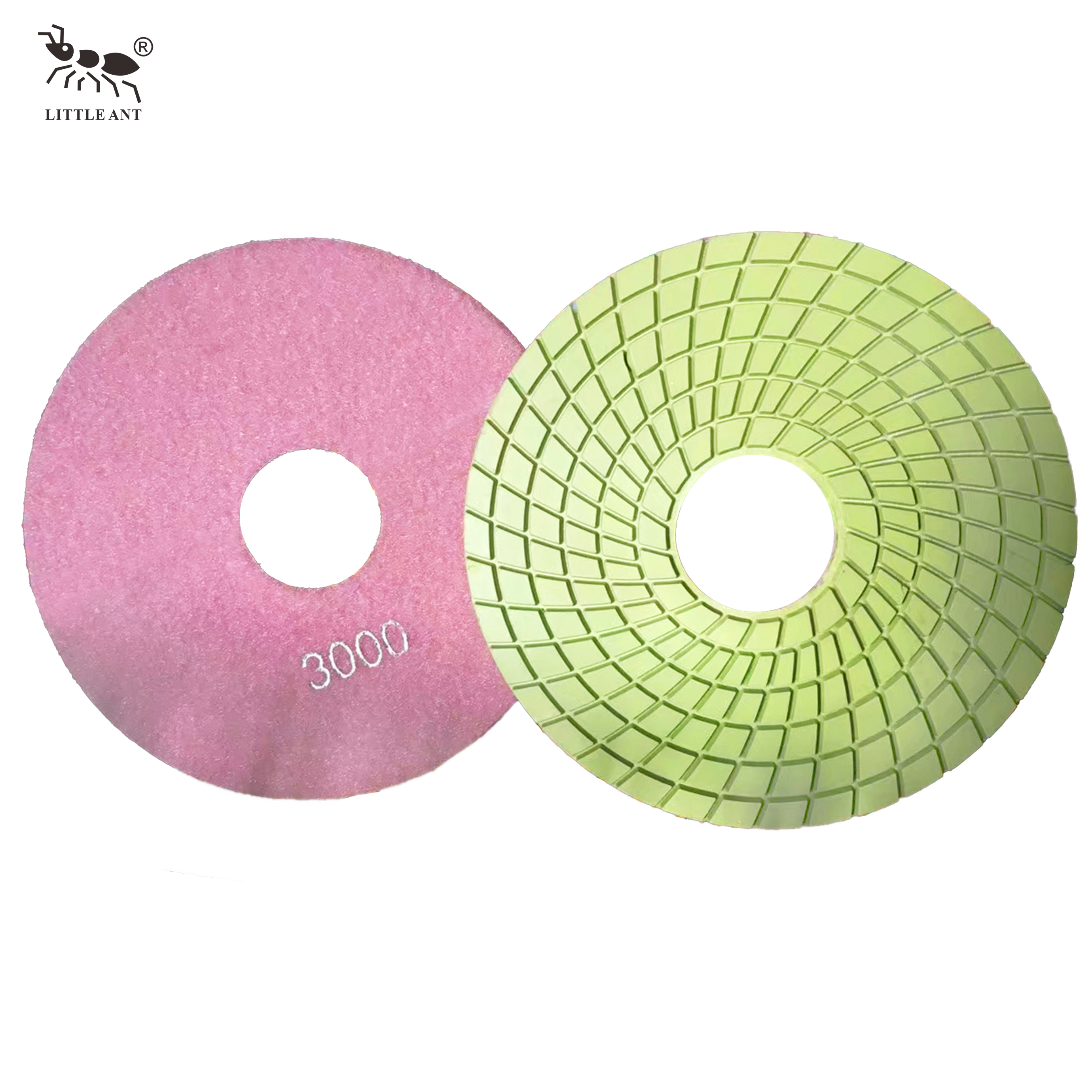 Little Ant 180 mm de 7 pulgadas de pulido de resina Spirl Color verdadero húmedo para piedra diseñada