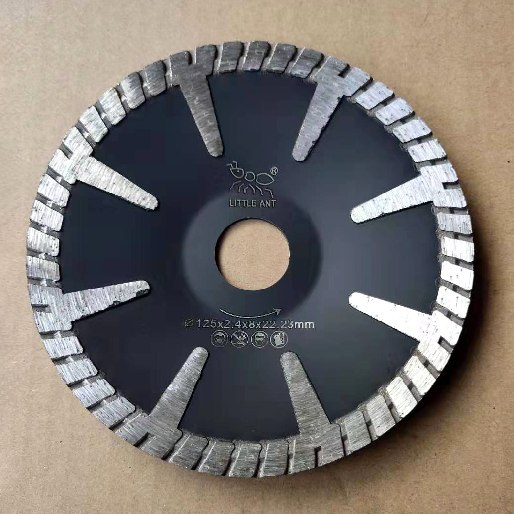 C&oacute;ncavo Y segmento Turbo Blade 125 mm