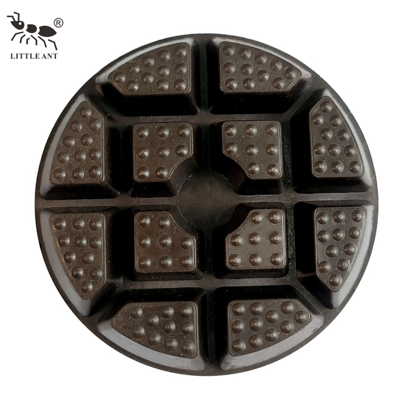 LITTLE ANT NUEVO 3 pulgadas 4 pulgadas King of Bull 3 tipos de formas Almohadilla para pulir pisos de concreto de diamante