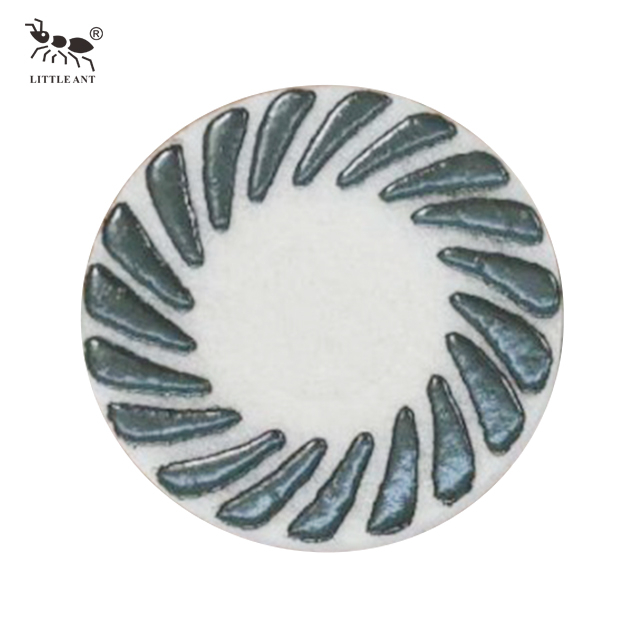 Almohadilla de pulido en seco en espiral con gotas de agua para pulidor de mano de granito de mármol, amoladora portátil