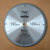 Hoja de sierra circular de corte de aluminio de 10 pulgadas 120 dientes TCT