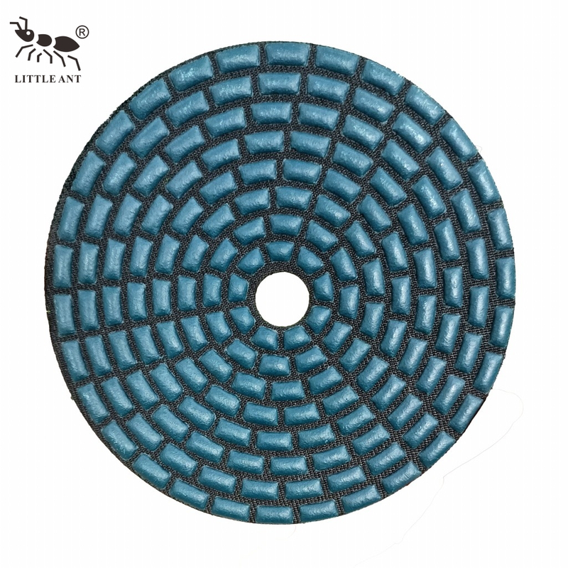 Little Ant 4 pulgadas Cuadriláteros Diamante Diamante Pulido seco para diferentes Materiales Pedernas de hormigón Mármol de marzo Terrazzo Tile de cuarzo