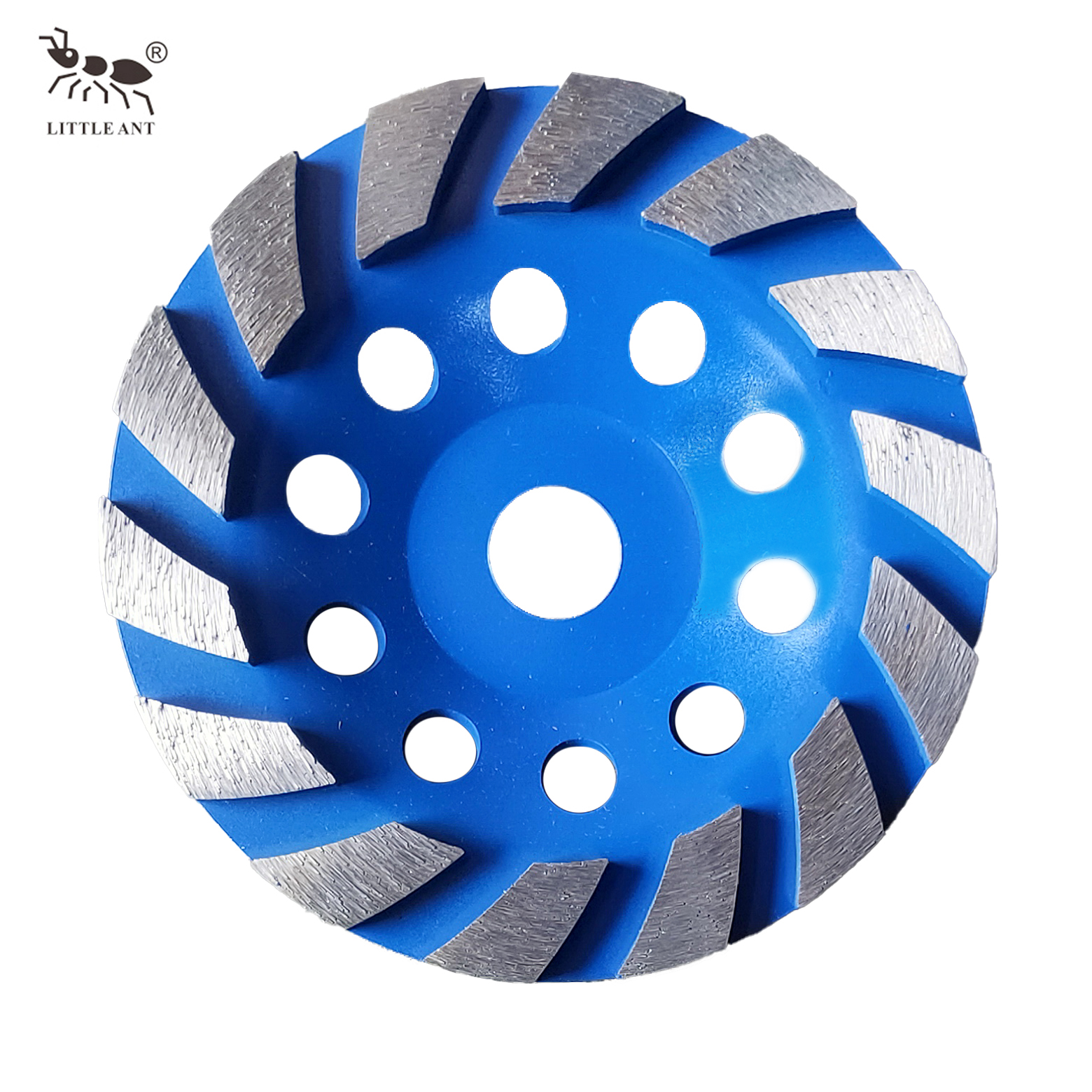 LITTLE ANT Rueda circular de copa de diamante 3 in 4 in 5 in 6 in 7 in Herramientas abrasivas para hormigón