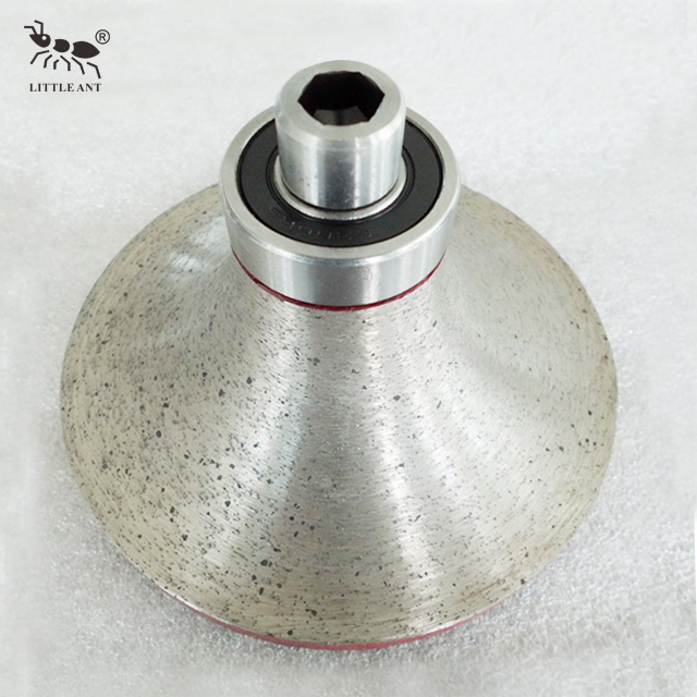 Broca de enrutador de fresa de diamantes segmentado sinterizado de hormigas para la rueda de molienda de perfiles de borde de piedra 
